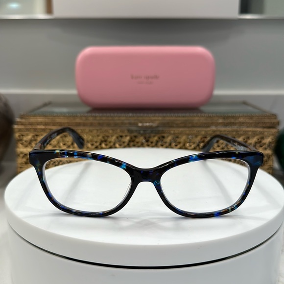 kate spade Accessories - Kate Spade Blue Tortoise Glasses